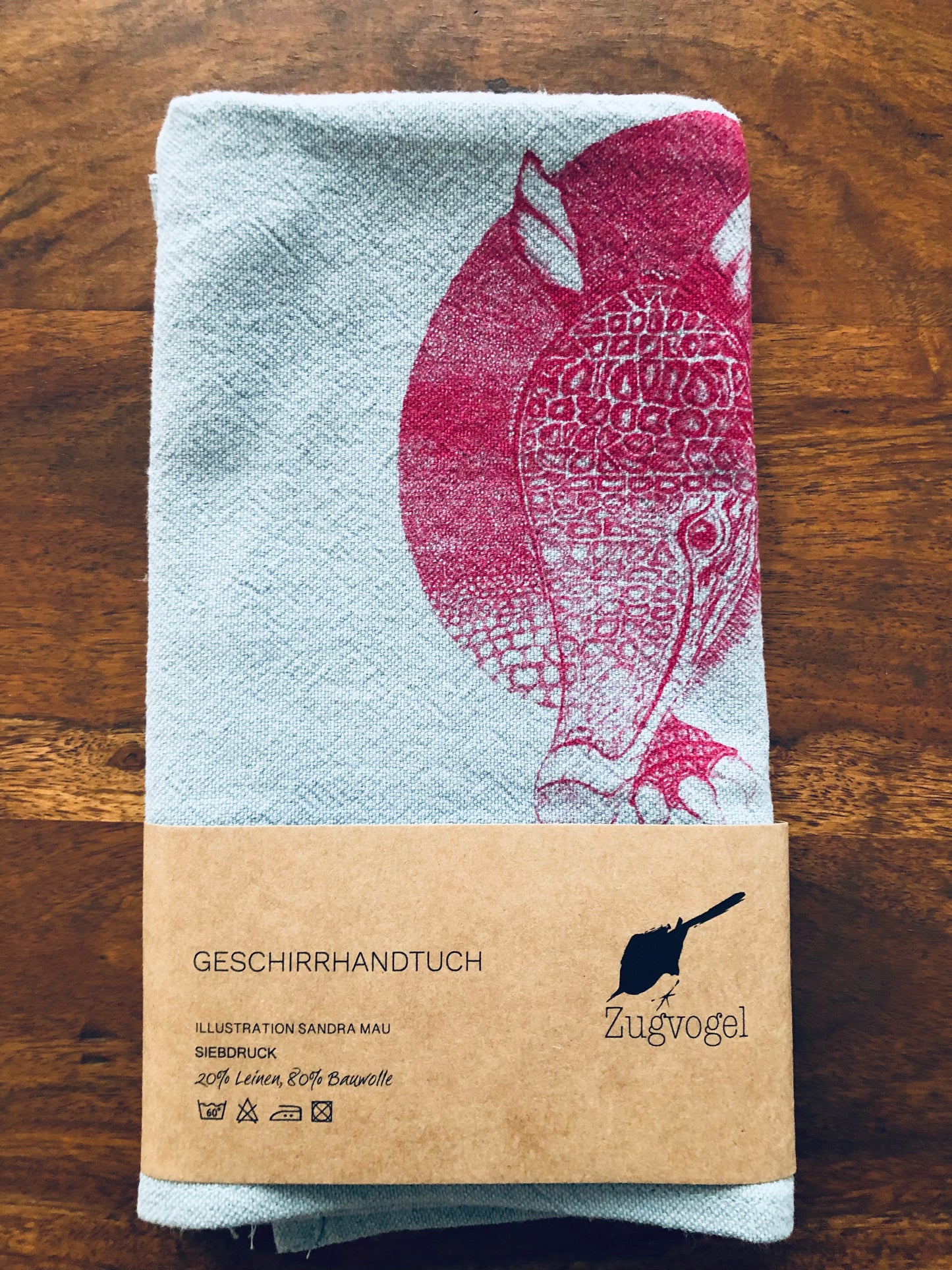 Tea Towel - Geschirrtuch - Gautier, the Armadillo from Kathmandu