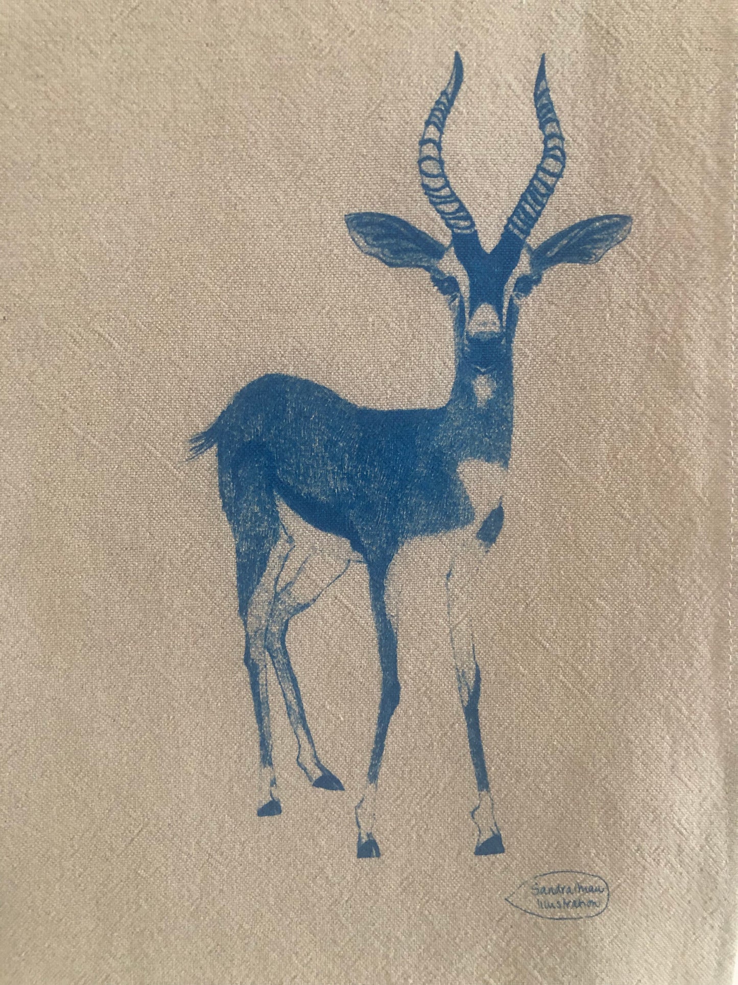 Tea Towel - Geschirrhandtuch - Antelope